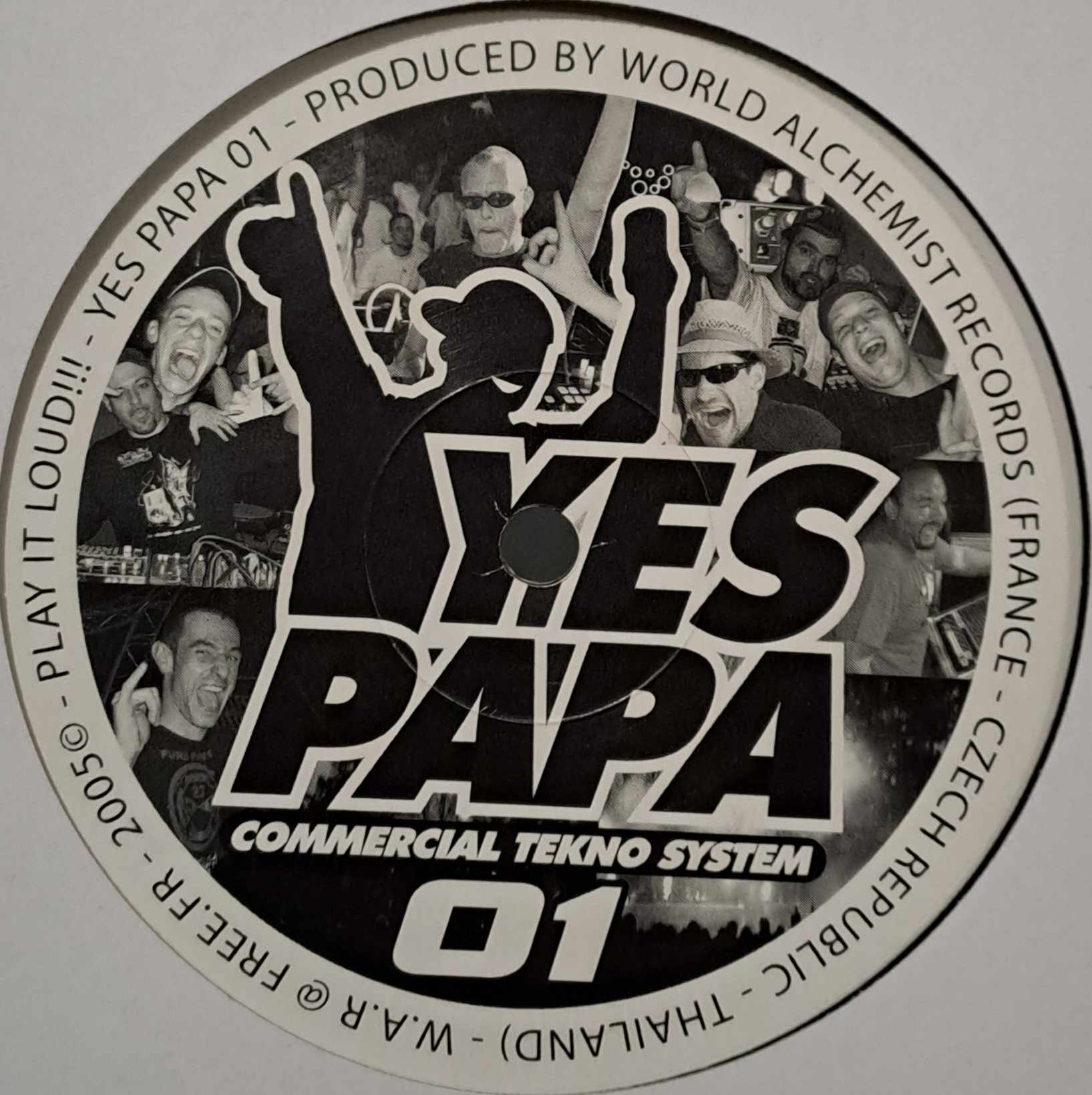 Yes Papa 01 - vinyle freetekno